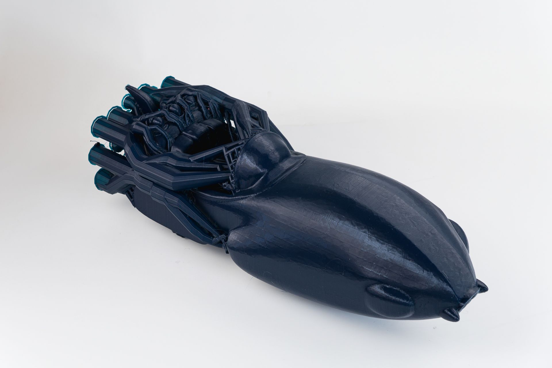 Pièce imprimée en 3D brute avant finition