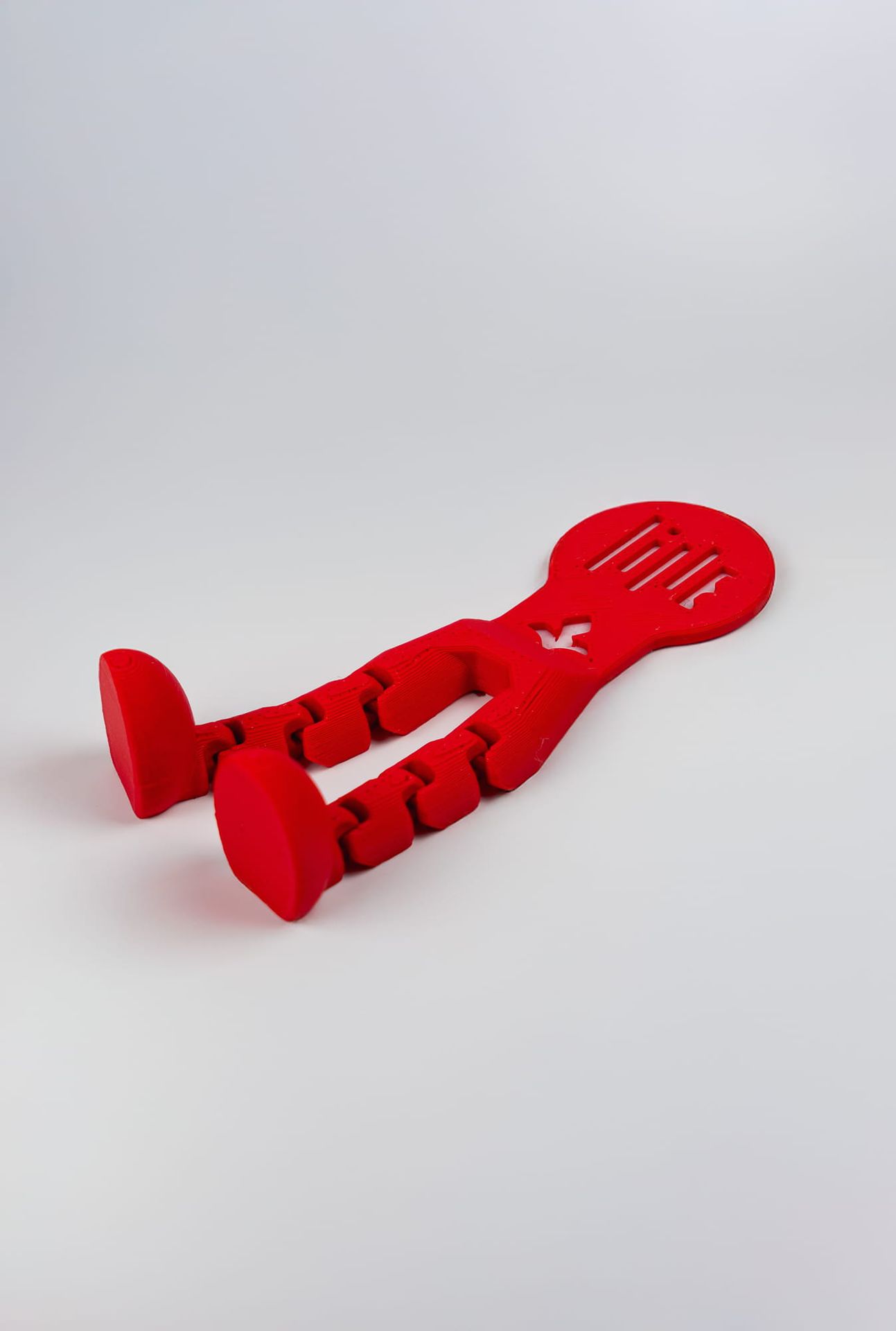 Jeton de caddie personnalisé imprimé en 3D au logo d'une marque