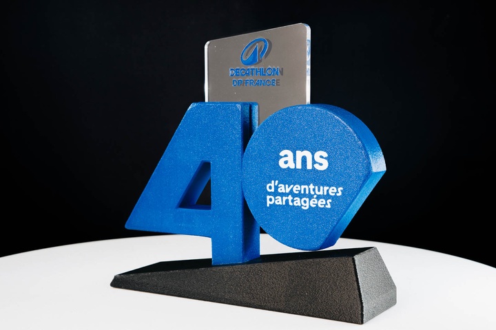 Trophée Decathlon : un sur-mesure en 3D pour 40 ans d'histoire