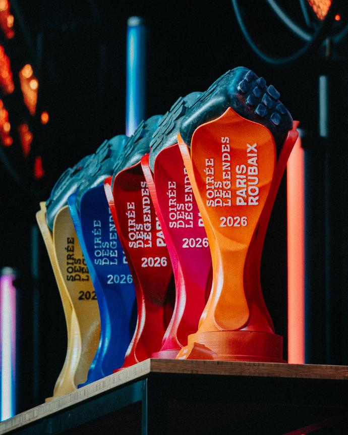 Trophées Paris-Roubaix 2026 imprimés en 3D par DAGOMA
