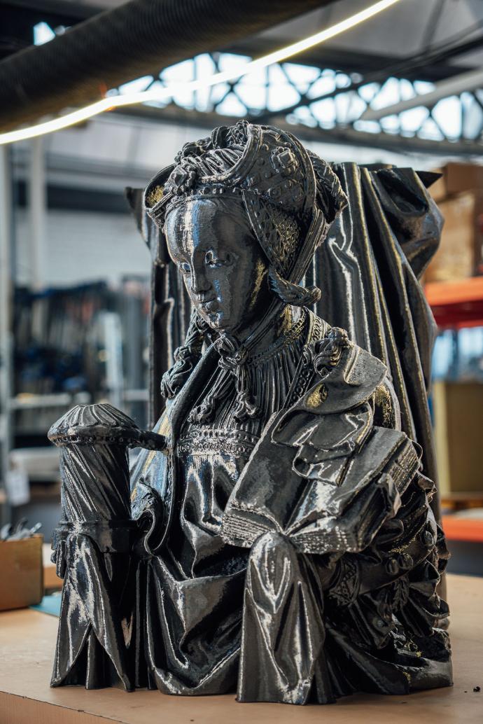 Pièce XXL en filament biosourcé imprimée en 3D à Roubaix