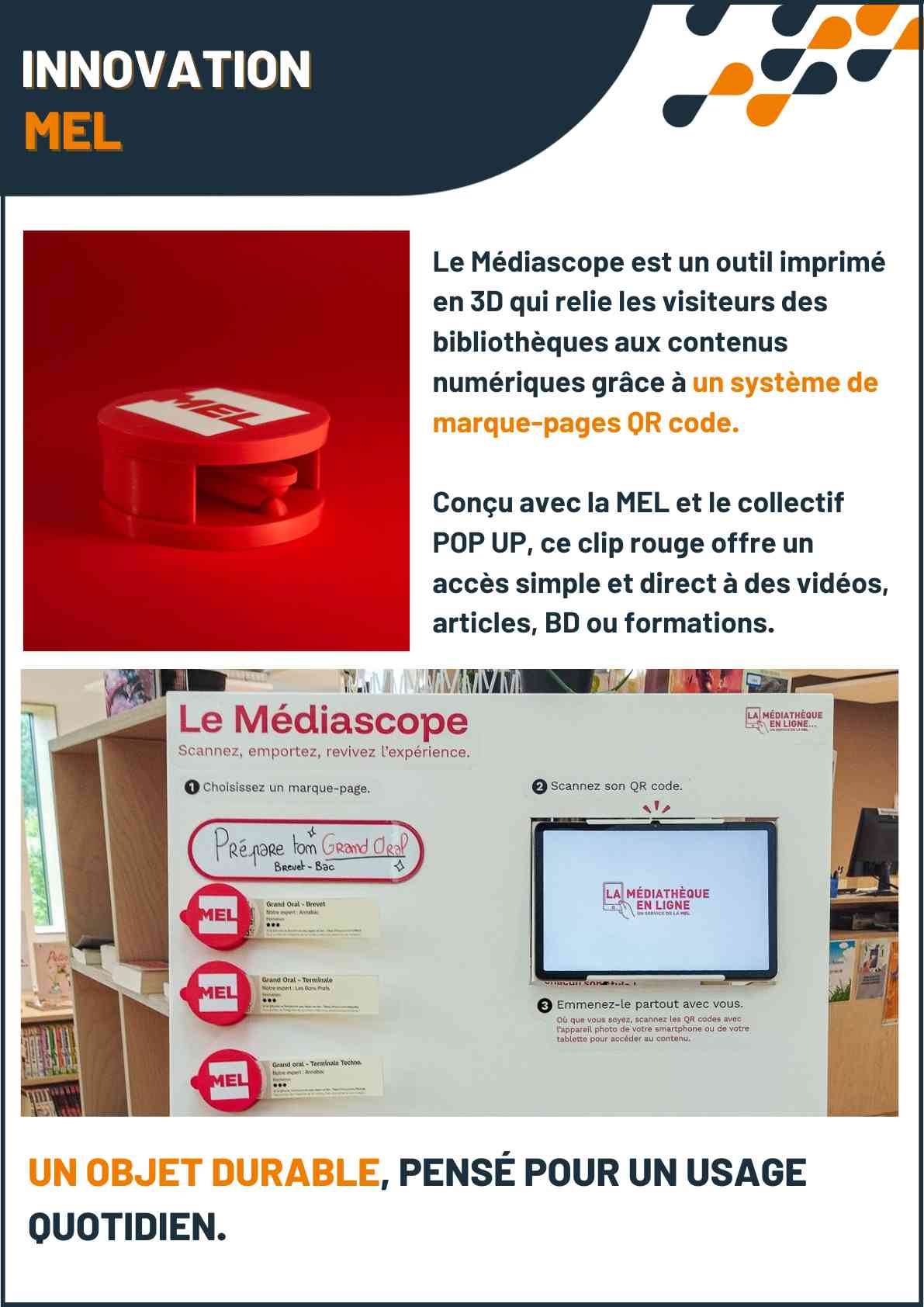 Cas client DAGOMA — Innovation · Métropole Européenne de Lille, impression 3D sur-mesure