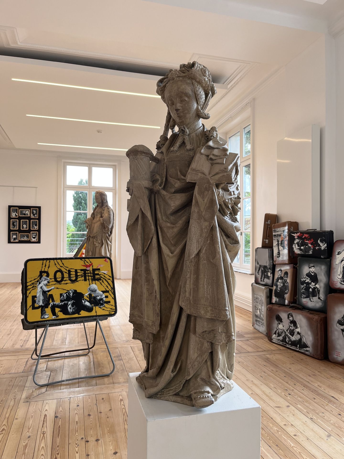 Répliques 3D des Belles du Nord installées à la médiathèque d'Orchies