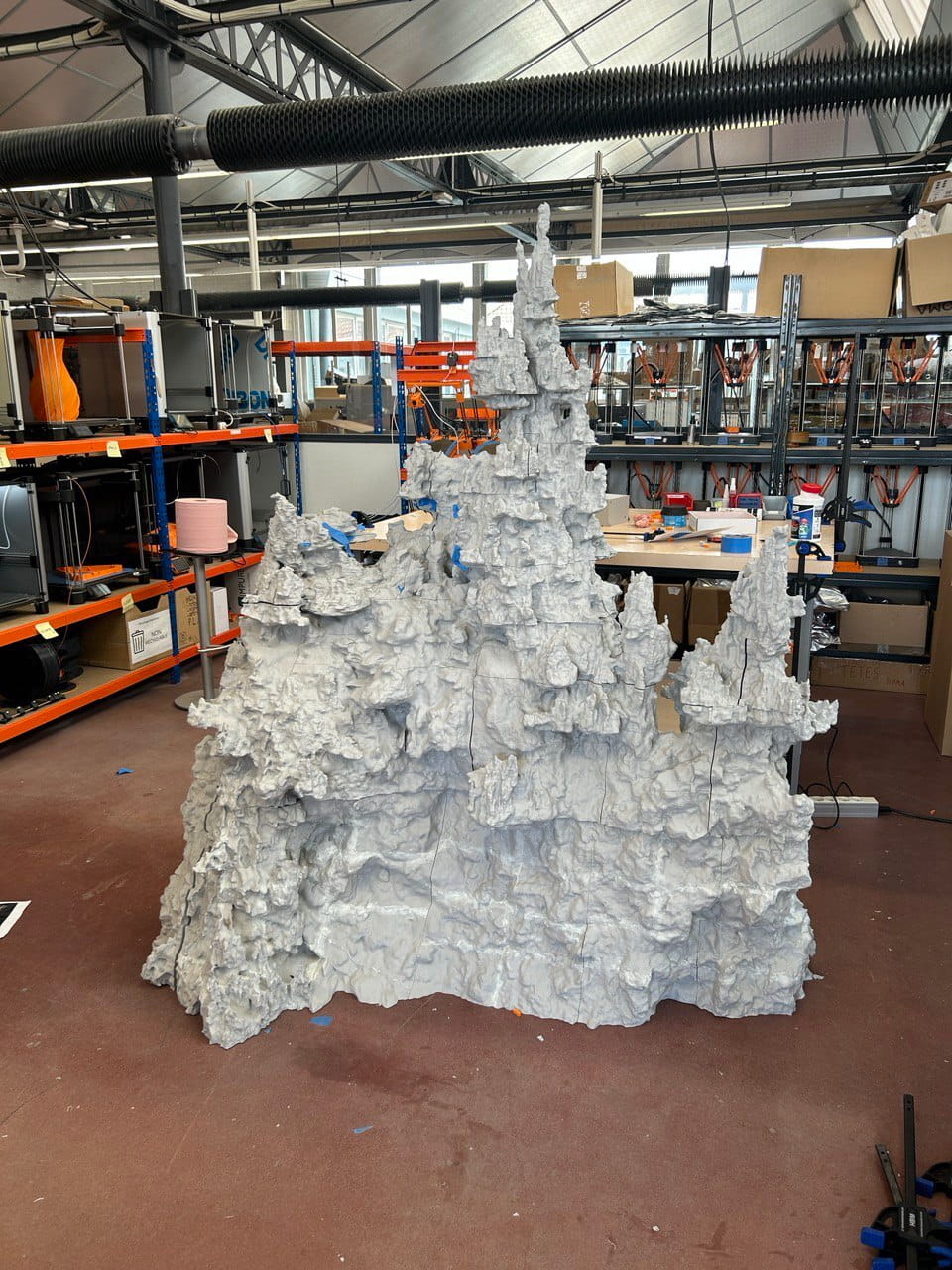 Scénographie imprimée en 3D grand format pour l'exposition de Nausicaá