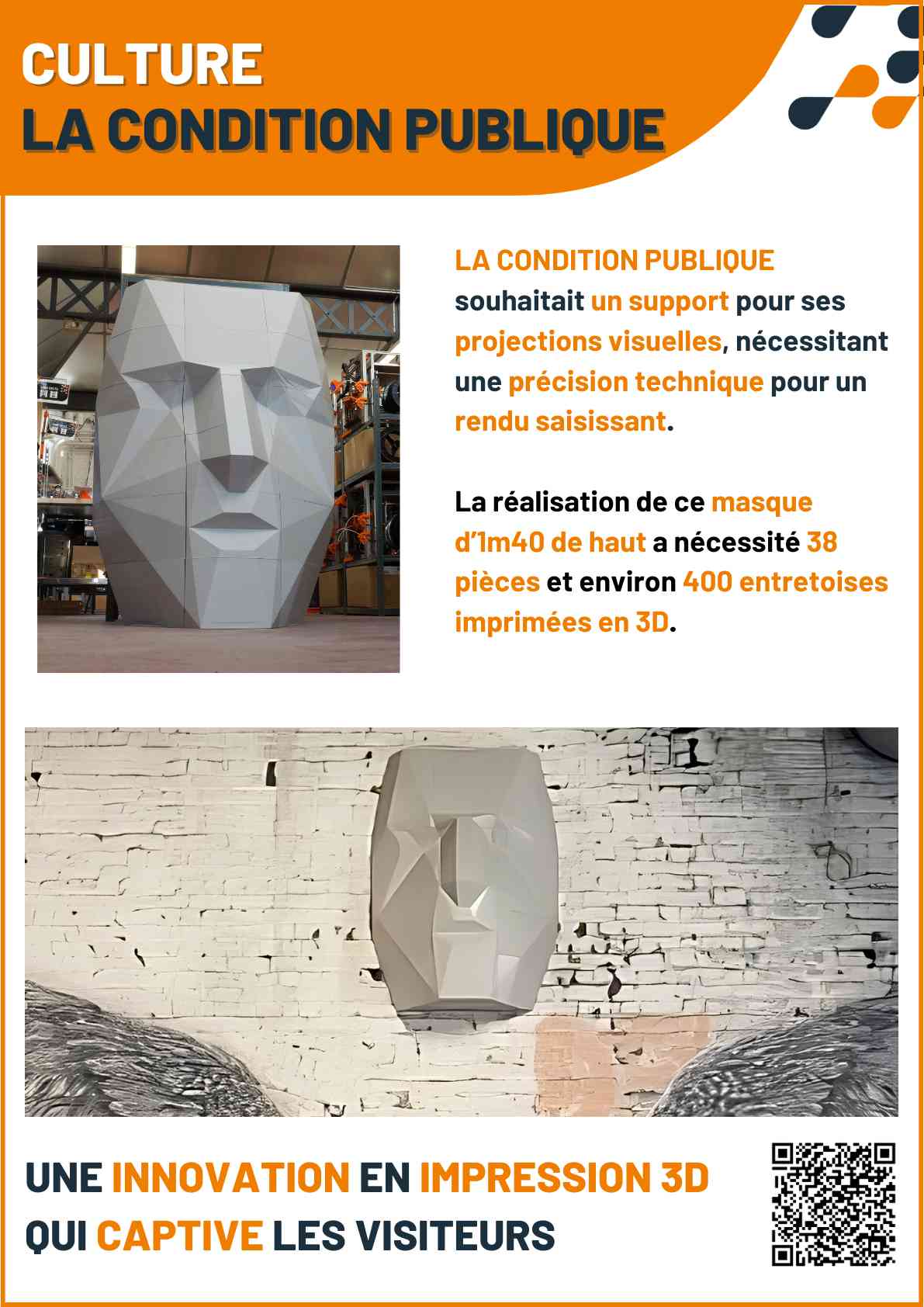 Cas client DAGOMA — Culture, impression 3D sur-mesure