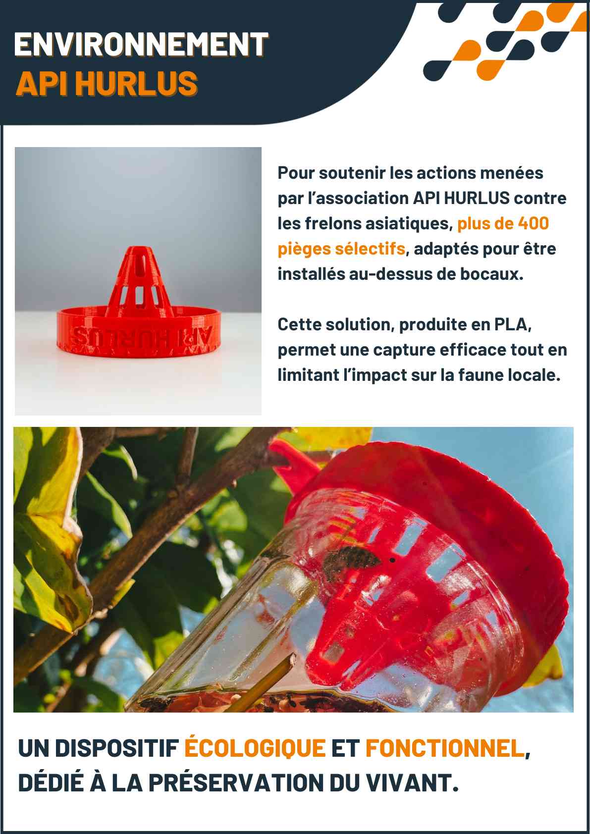 Cas client DAGOMA — Environnement, impression 3D sur-mesure
