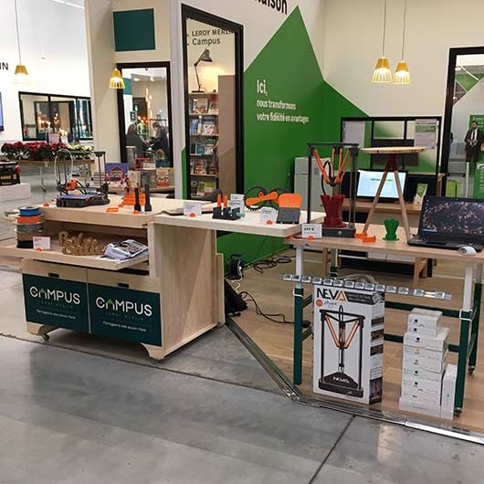 revendeurs DAGOMA impression 3D imprimante 3D magasin Cultura Boulanger Leroy Merlin