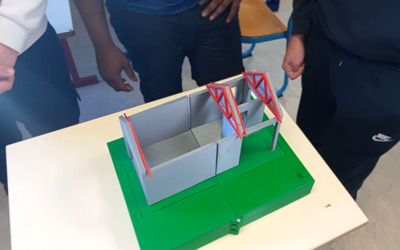 Impression 3D au lycée atelier construction maison 3