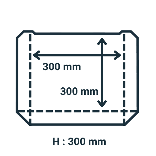 Dimensions-zone-d'impression-imprimante-3D-PRO430-Carénée-Dual-Extrusion