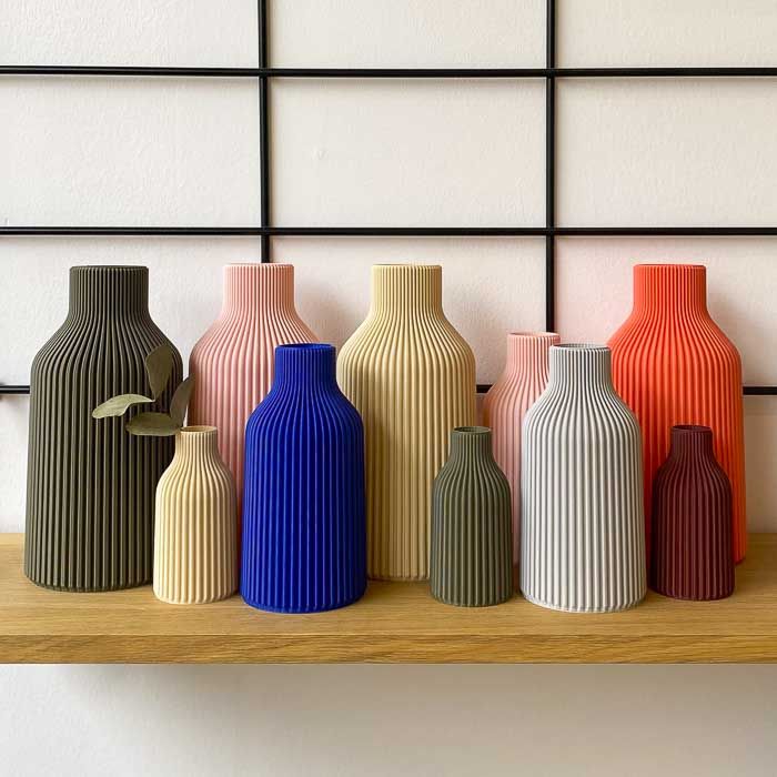 Vase impression 3d design texture
