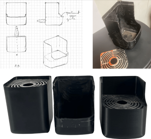 Support-de-gourde-roland-garros-conception-impression-3D