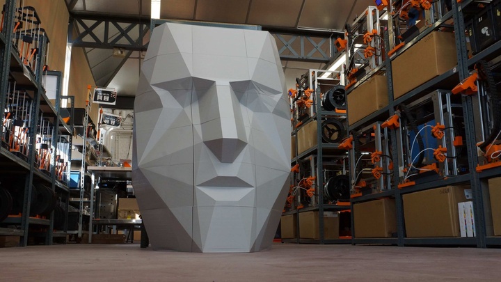 Un masque géant imprimé en 3D pour les 20 ans de LA CONDITION PUBLIQUE