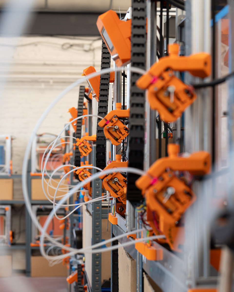 Ferme d'impression 3D industrielle Dagoma technologie FDM