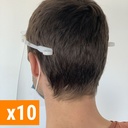 Pack 10 visières de protection