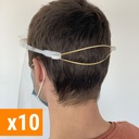 Pack 10 visières de protection