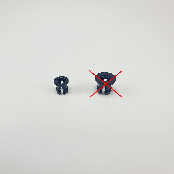 Embout plastique connecteur pneumatique (pour buse E3D)