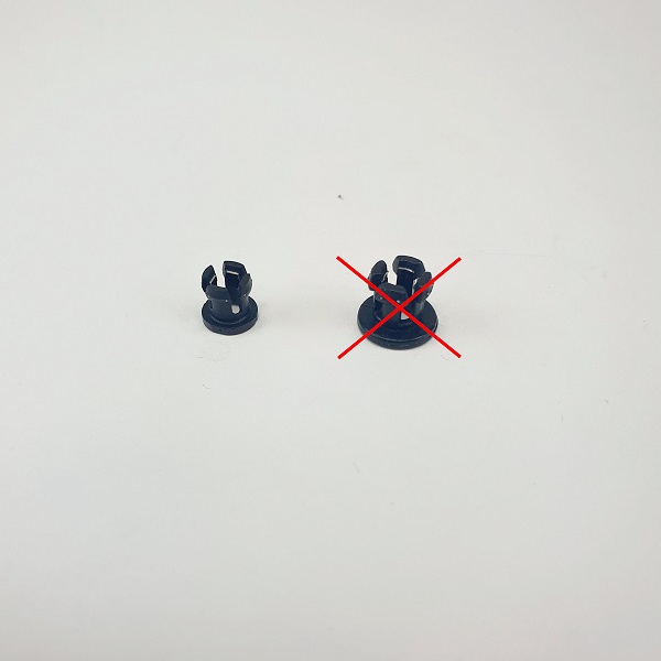 Embout plastique connecteur pneumatique (pour buse E3D)
