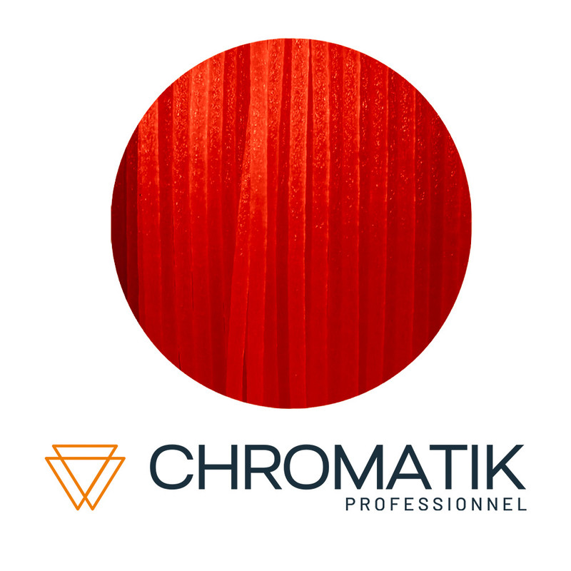 Filament Chromatik Professionnel Nylon Glass 1.75mm 500g 2347 C - Rouge Pompier