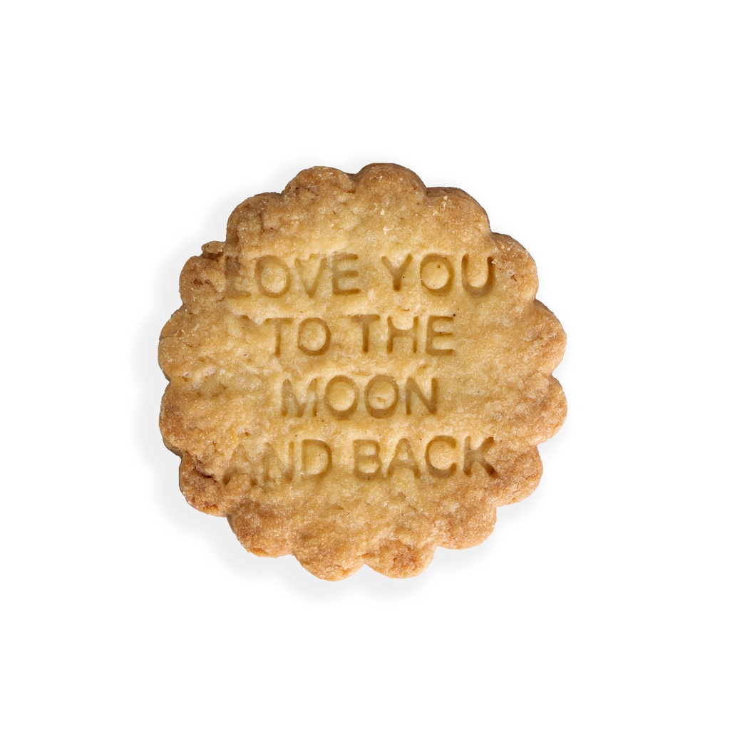 tanyer Faux Biscuit "LOVE YOU TO THE MOON AND BACK"