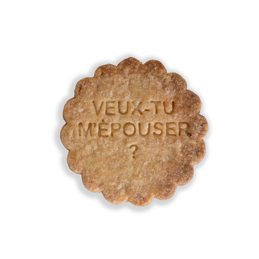 tanyer Faux Biscuit "VEUX-TU M'ÉPOUSER ? "