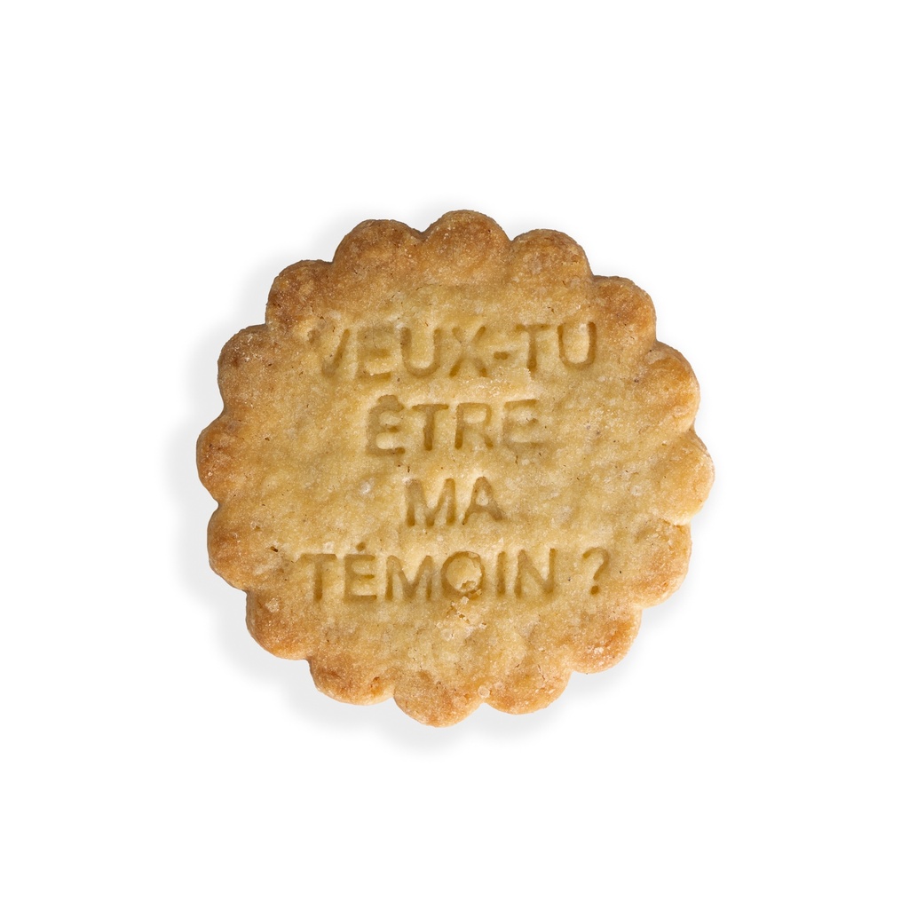 tanyer Faux Biscuit "VEUX-TU ÊTRE MA TÉMOIN ? "