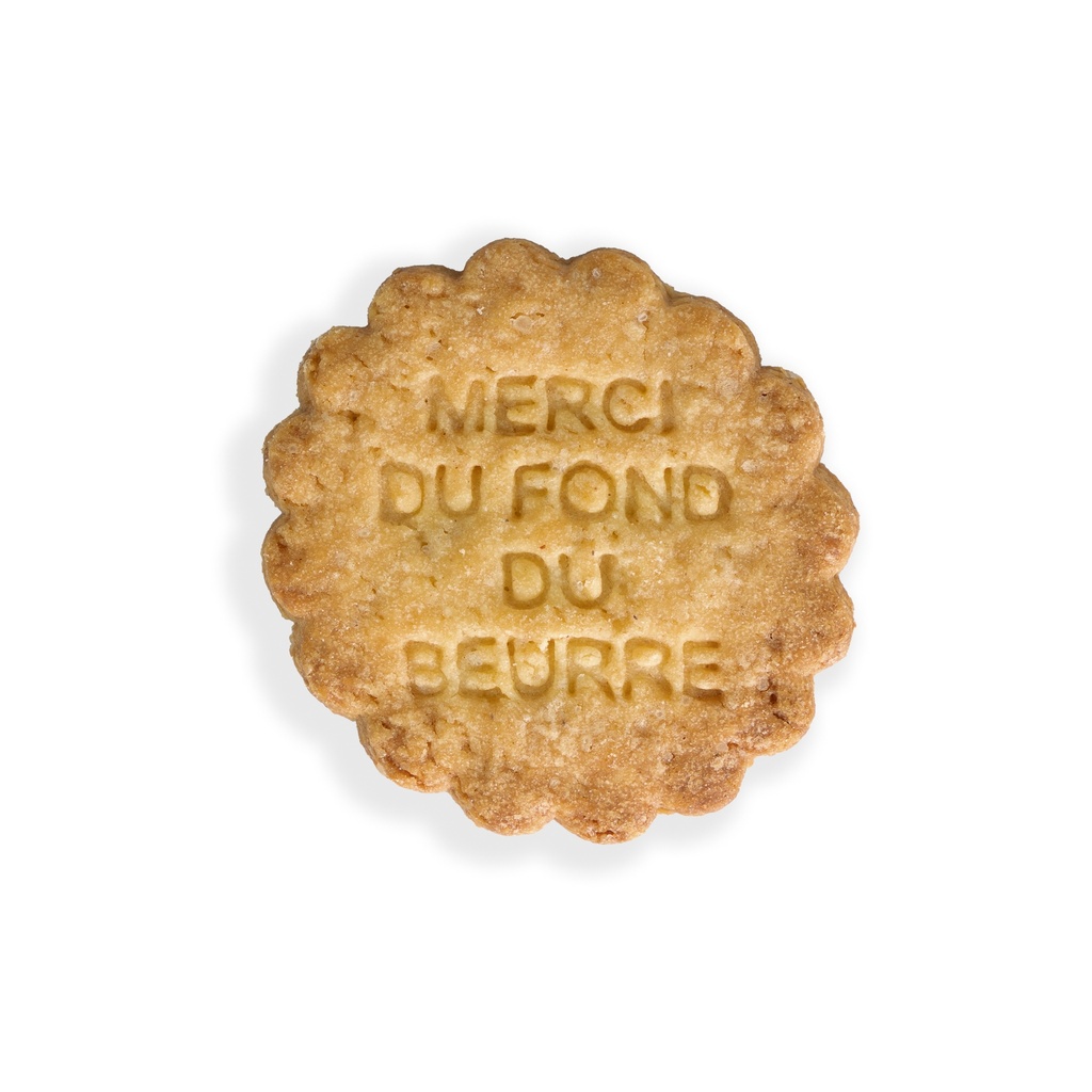 tanyer Faux Biscuit "MERCI DU FOND DU BEURRE"