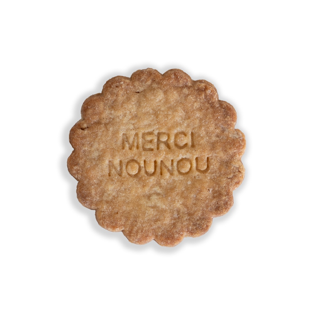 tanyer Faux Biscuit "MERCI NOUNOU"