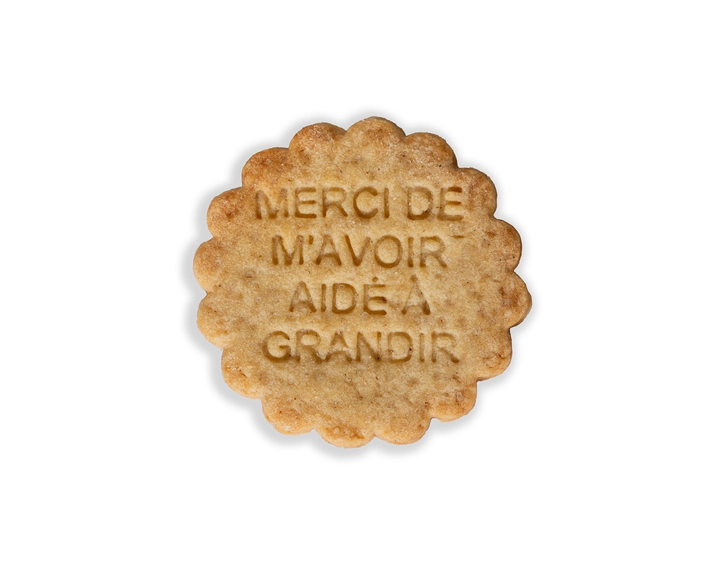 tanyer Faux Biscuit "MERCI DE M'AVOIR AIDÉ À GRANDIR"