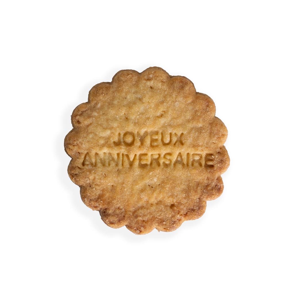 tanyer Faux Biscuit "JOYEUX ANNIVERSAIRE"