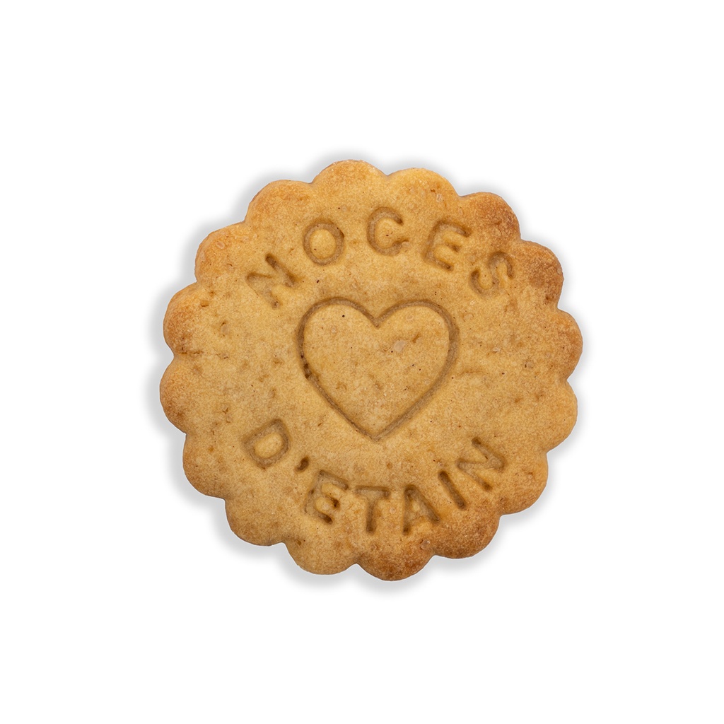 tanyer Faux Biscuit "NOCES D'ETAIN - 10 ANS DE MARIAGE"