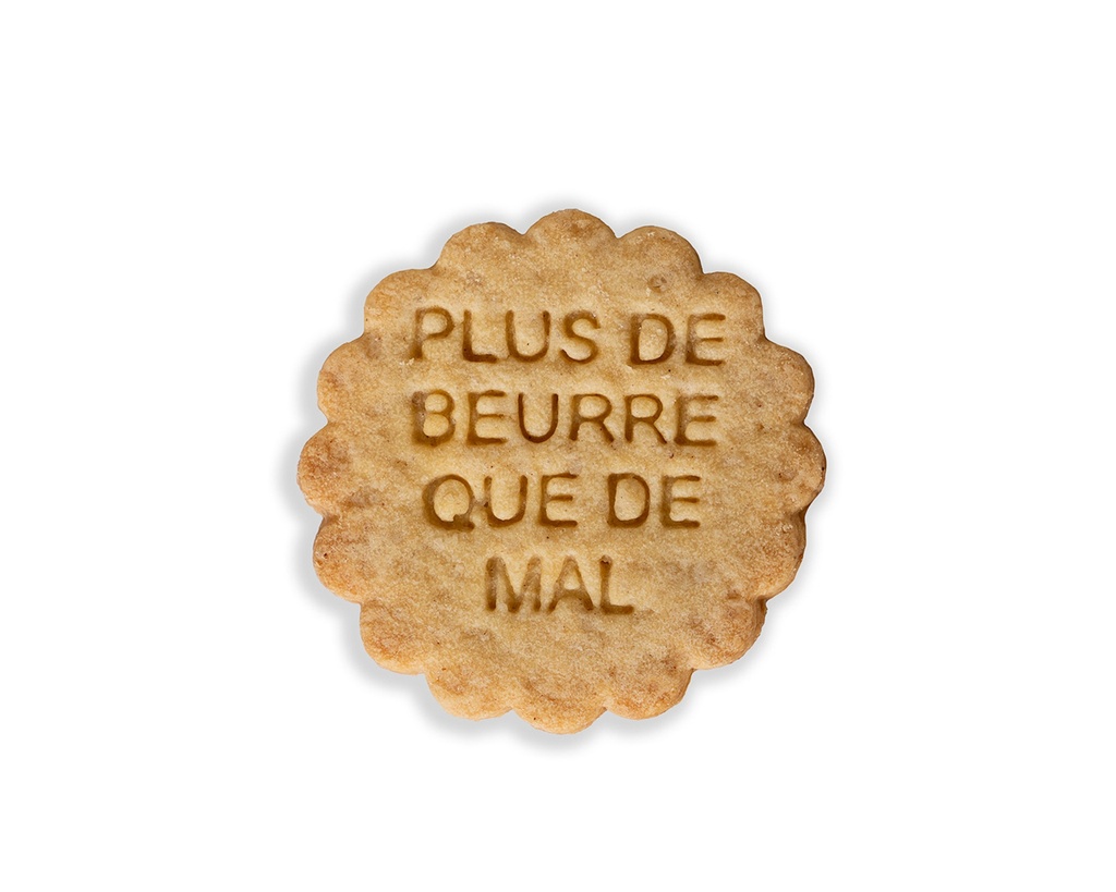 tanyer Faux Biscuit "PLUS DE BEURRE QUE DE MAL"
