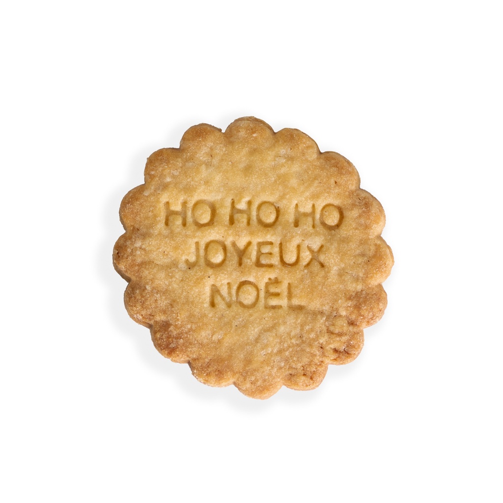tanyer Faux Biscuit "HO HO HO JOYEUX NOËL"