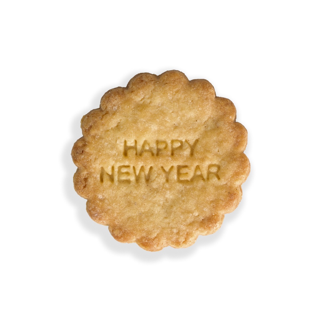 tanyer Faux Biscuit "HAPPY NEW YEAR"