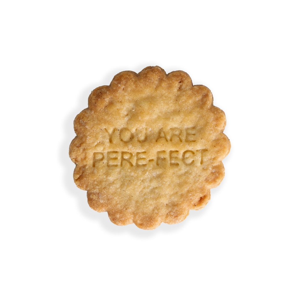 tanyer Faux Biscuit "YOU ARE PERE-FECT"