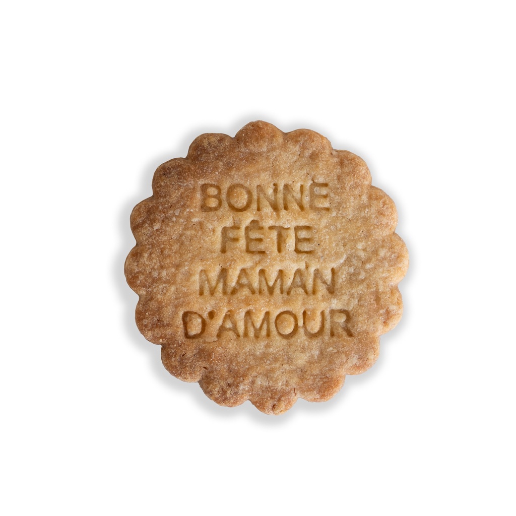 tanyer Faux Biscuit "BONNE FÊTE MAMAN D'AMOUR"