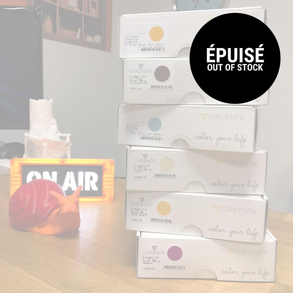 Pack de 6 bobines PLA 1.75mm (6 x 250g)