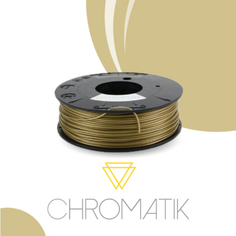 [DKU000377] Filament Chromatik PLA 1.75mm - Or (750g)