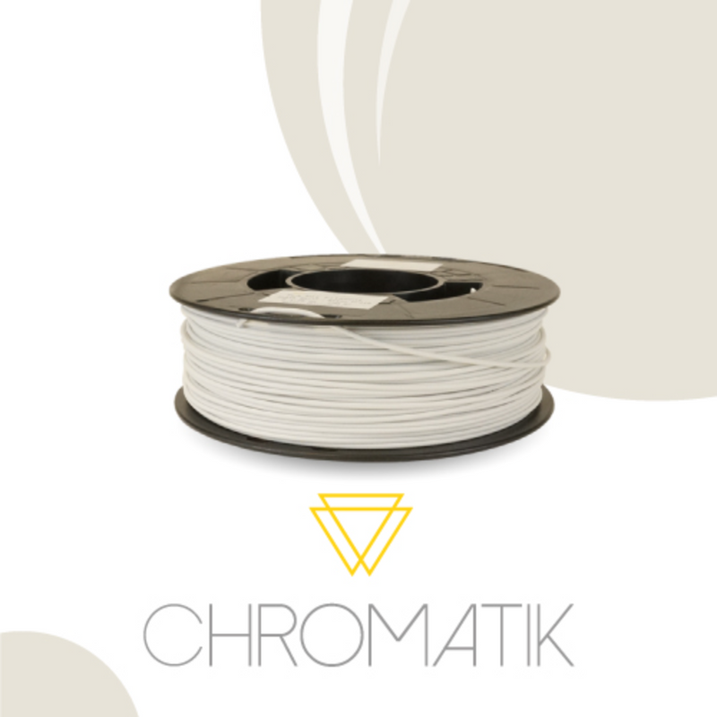 [DKU001867] Filament Chromatik PLA 1.75mm - Blanc Craie (750g)