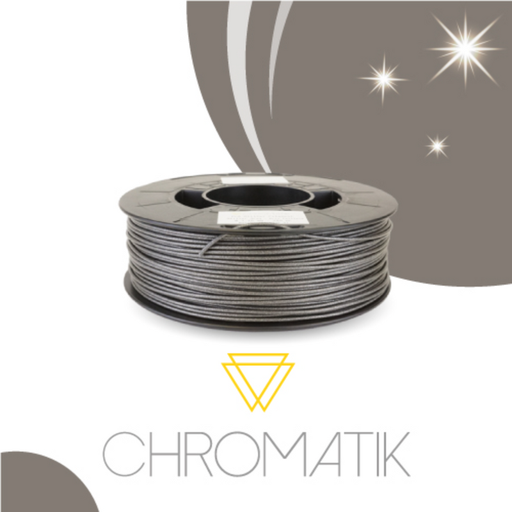 [DKU001825] Filament Chromatik PLA 1.75mm - Gris Pailleté (750g)