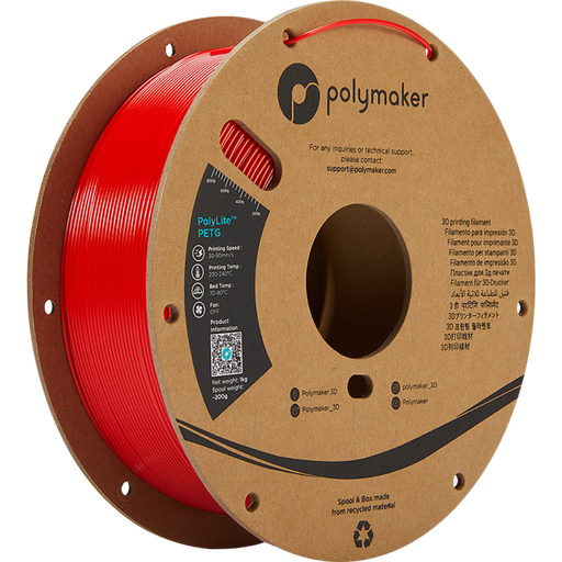 [DKU001961] Filament PolyLite PETG 1,75mm - Rouge