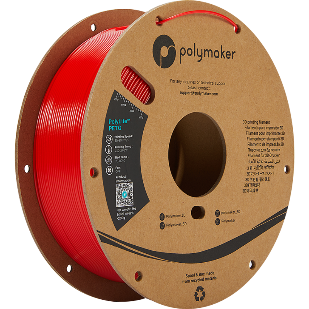 [DKU001961] Filament PolyLite PETG 1,75mm - Rouge