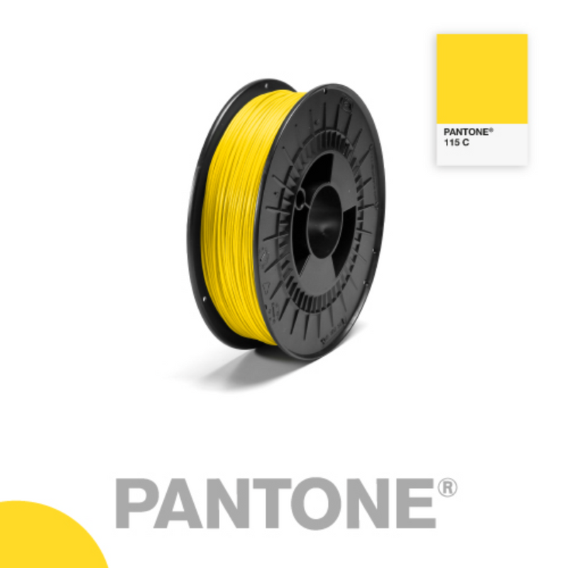 [DKU001992] Filament Pantone PLA 1.75mm - 115 C - Jaune