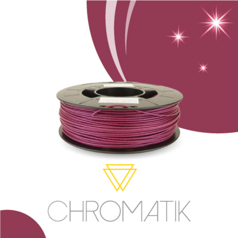 [DKU001970] Filament Chromatik PLA 1.75mm - Violet Pailleté (750g)