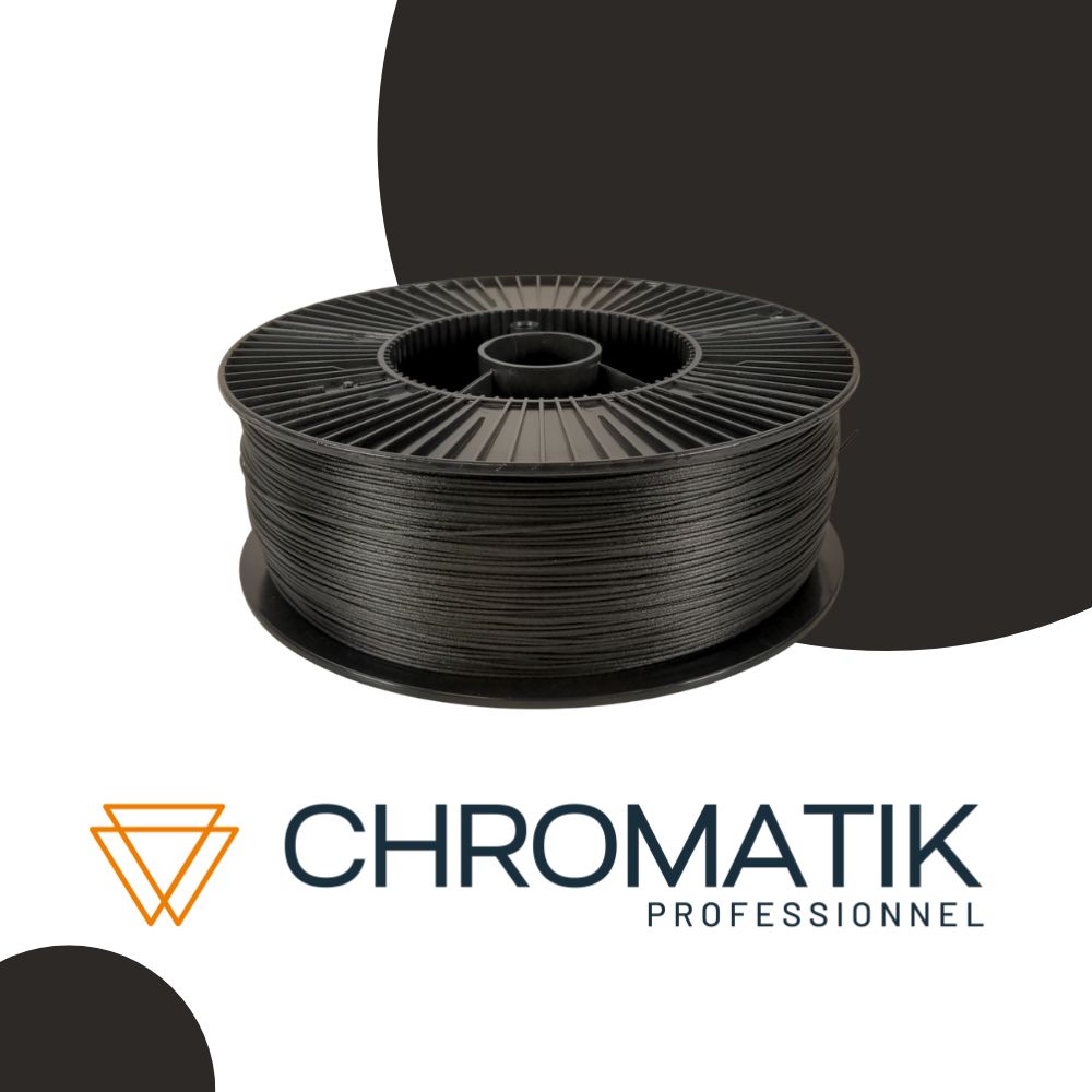 [DKU101832] Filament Chromatik Professionnel PA12 - Nylon Carbon Fiber (noir) 3000gr