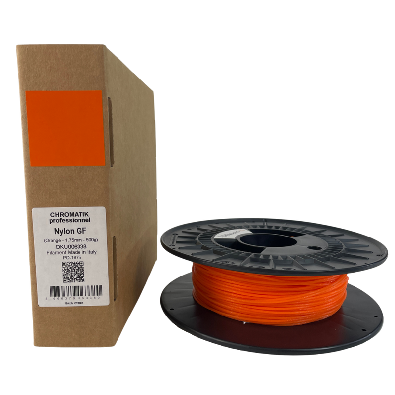 [DKU006338] Filament Chromatik Professionnel Nylon Glass 1.75mm 500g Safety Orange
