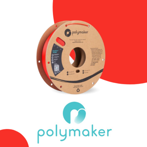 [DKU009284] Filament PolyFlex TPU 95A 750g 1.75mm - Rouge