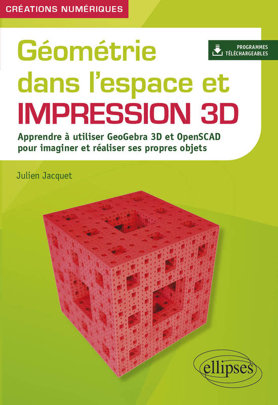 [DKU010012] Livre "Géométrie dans l'espace et impression 3D"