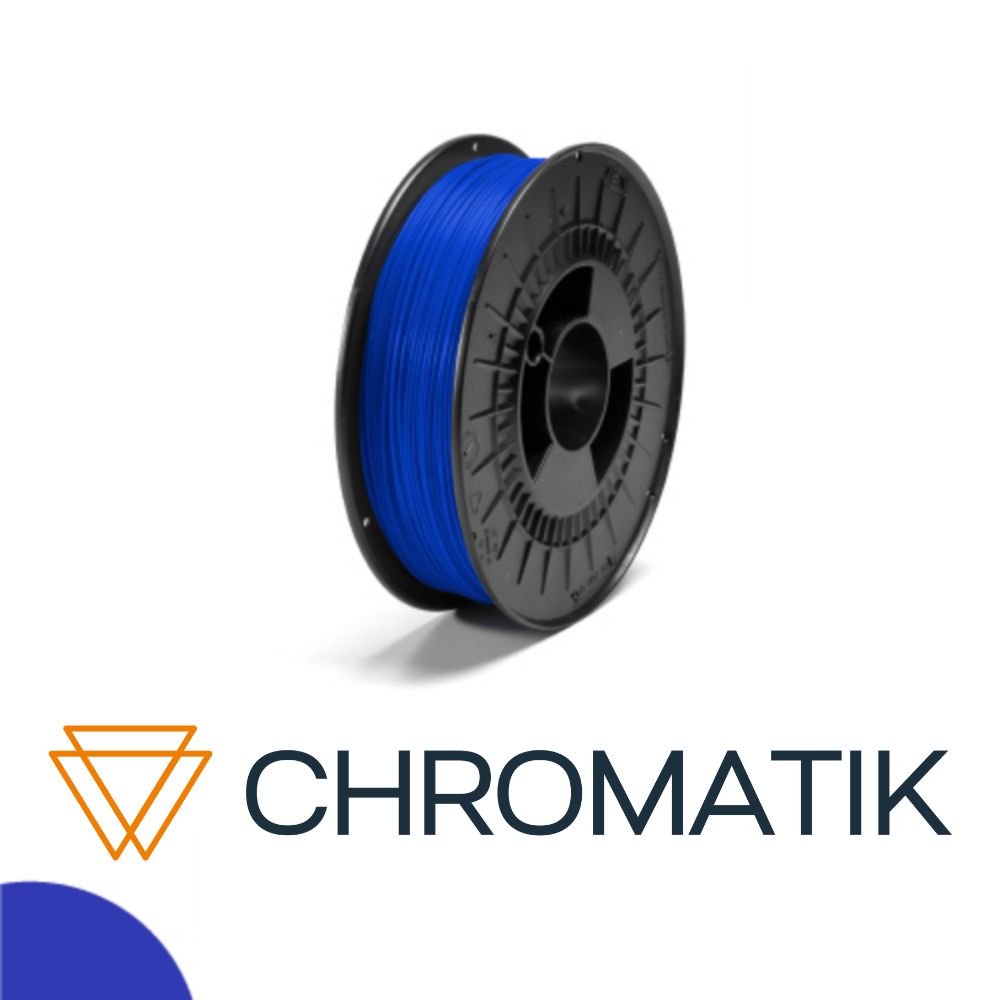 [DKU010146] Filament Chromatik PLA 1.75mm - Bleu Cobalt translucide (750g)
